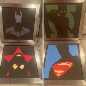 18x18 Custom made custom framed DC pictures.